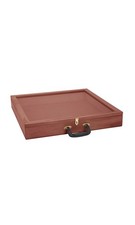 SSWBasics 36 Inch Portable Cherry Wood Display Case
