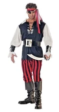 Cutthroat Pirate by California Costumes Adult Men Medium   NEW in sealed package