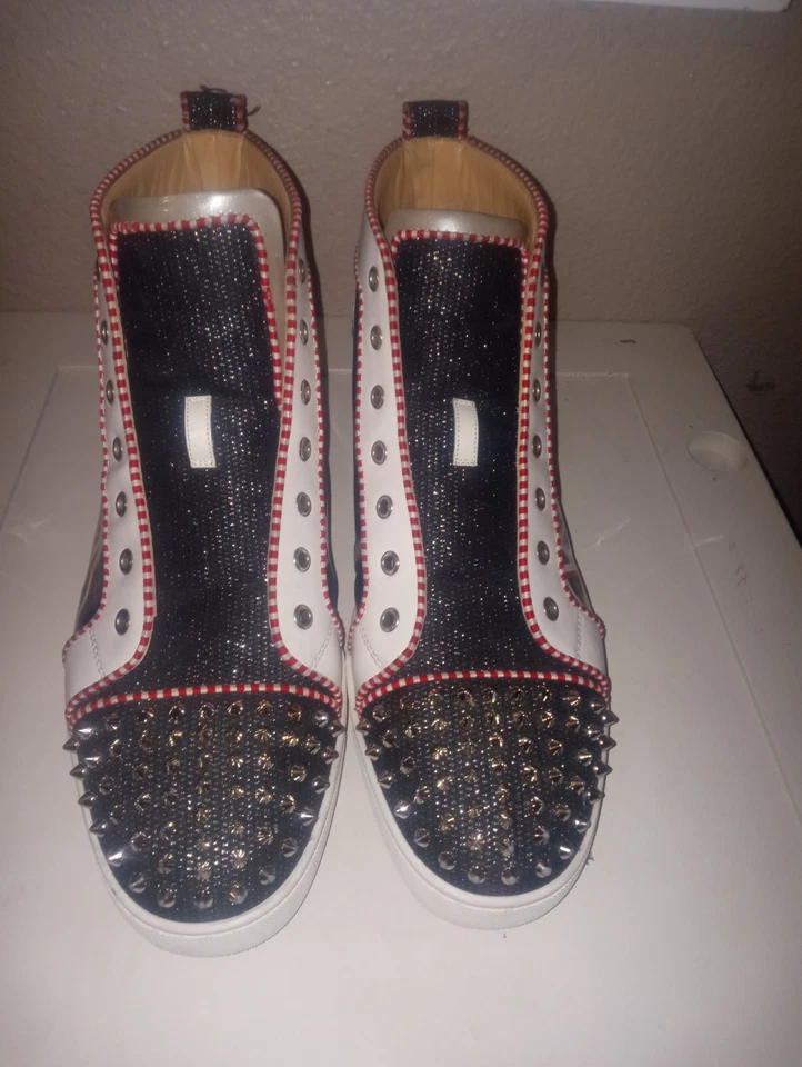 louboutin Hombre Zapatos Zapatillas Altas 43-12 Foto 4 de 4