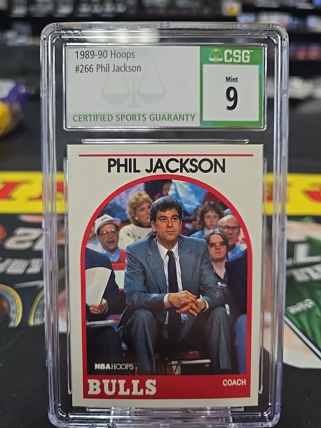 Phil Jackson trading card