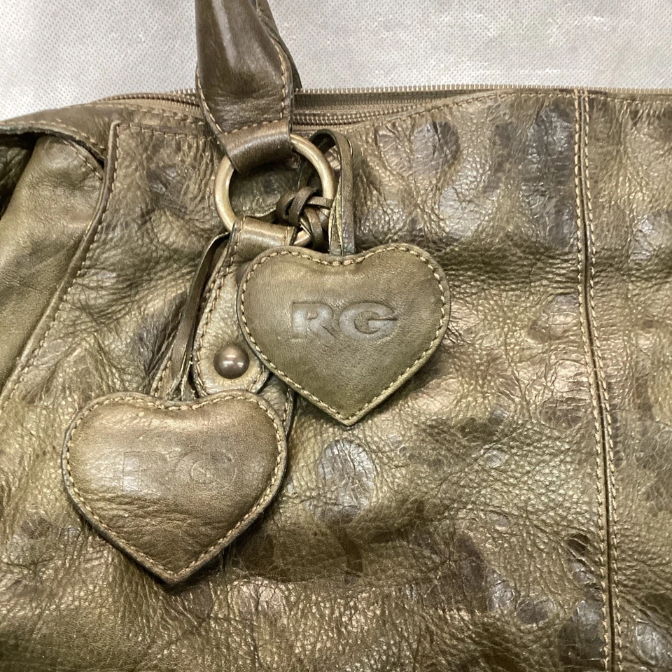 Roberta Gandolfi Brown Leather Shoulder Bag Tote Made In Italy Vintage - Image 2 of 4