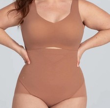 Honeylove SuperPower Brief Shapewear LARGE CINNAMON NWT