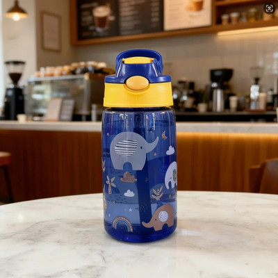 Kids Water Sippy Cup Kids 480Ml Water Bottle with Straw and Handle Portable Drin