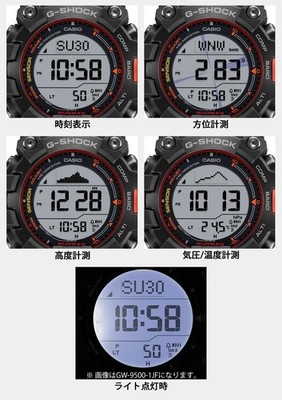 Casio G-Shock Mudman GW-9500MEC-1JF Emergency Color Digital Men