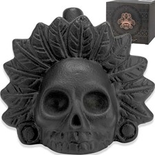 Original Aztec Death Whistle: Loudest Scream Whistle At 125 small, Black