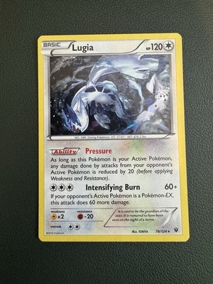 Lugia Fates Collide 78/124 Exclusive Cracked Ice Holo