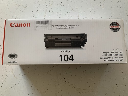 Canon Original 104 Tonerkassette, schwarz, 0263B001 Ablaufdatum 24.03.23