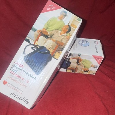 Microlife S102-L Large Blood Pressure Cuff 12-16 in Upper Arm NEW
