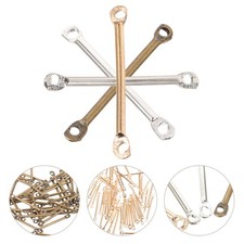 200Pcs Metal DIY Jewelry Connectors for Bracelet Pendant Making Assorted Colors