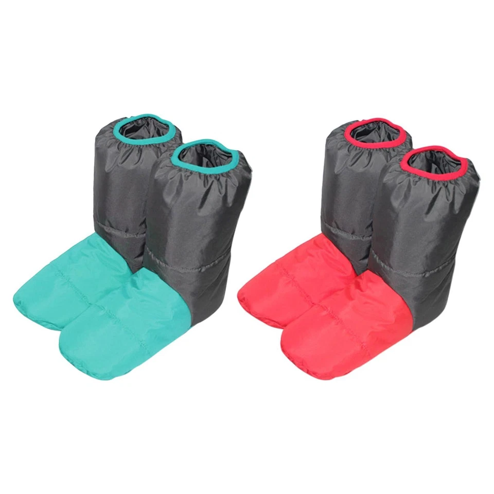 Chaussons d'hiver antidérapants en duvet, pantoufles souples pour le Camping, - Photo 1/1