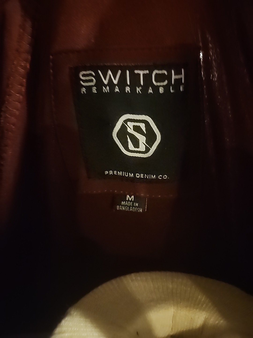 Switch Remarkable Zip Front Jacket Medium Burgund… - image 7