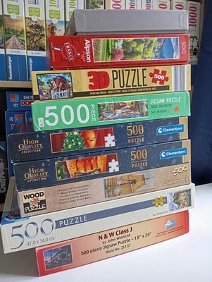 500 Teile Puzzle - Clementoni SunsOut 3D Smart cut uvm - Paket Konvolut Sammlung