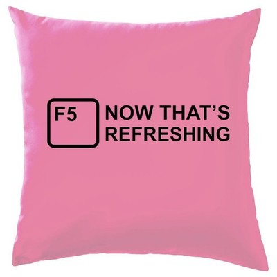 F5 Now That's Refreshing - Cushion - Nerd Geek Computer Keyboard