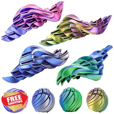 Morphslime 3D Printed Twist Sphere Fidget Slime Ball 4 Pcs