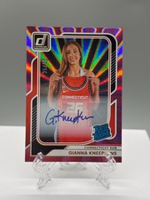 2026 Donruss WNBA - #99 Gianna Kneepkens - Rated Rookie Auto (Pink Laser /25)