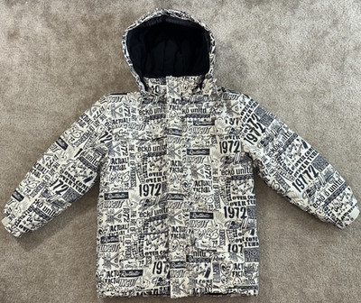 Ecko Unltd 1972 Graffiti Print Hooded Puffer  SKI PARKA Jacket Large