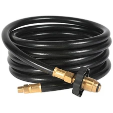 Camco 59035 - 144" LP Gas Supply Hose (Male POL to 1/4" Male Inverted Flare)
