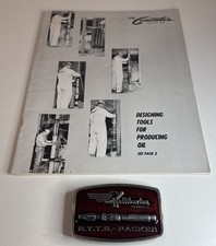 Vintage Halliburton Oil Co Belt Buckle 1962 Cementer Magazine / Oilfield