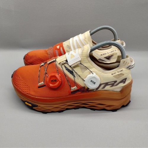 Altra Mont Blanc BOA Womens Trail Running Shoes Orange AL0A7R7D454 Size 7.5