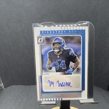 2025 Panini Donruss Signature Series Mekhi Wingo Detroit Lions #SS-MWO Autograph