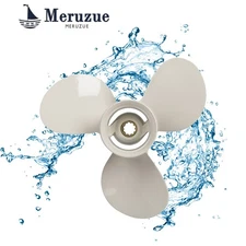 Boat Propeller 9 7/8 x 11 1/4 For Yamaha Engine 20 F25 25 30hp 10 Spline 11.25"P