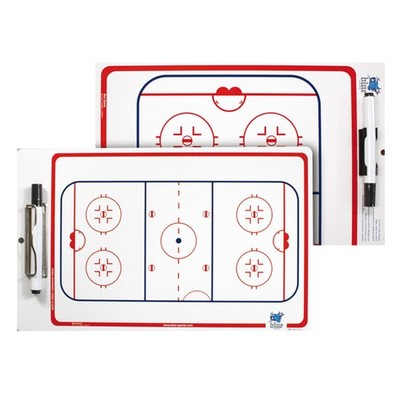 BLUE SPORTS Taktik Clipboard 40*25 cm Eishockey Trainertafel