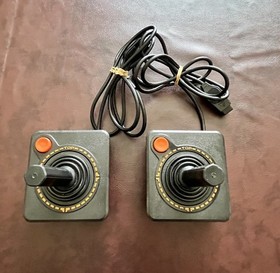 Vintage Atari 2600 Bundle W/11 Games, Driving & Paddle Controllers - Works!