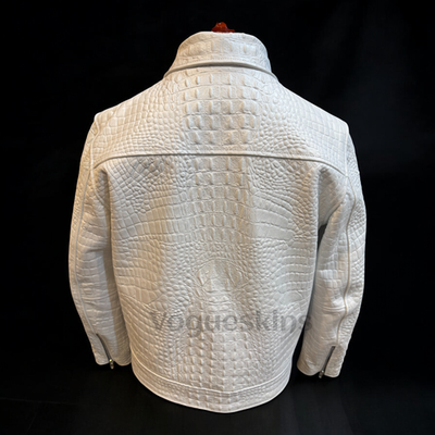 ジャケット・アウター 00s archive white leather jacket Celebrity Jason Statham Fast X Off-White Leather Jacket Classic