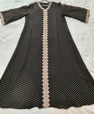 Women  s 2X XXL Abaya Muslim Prayer Gown Black