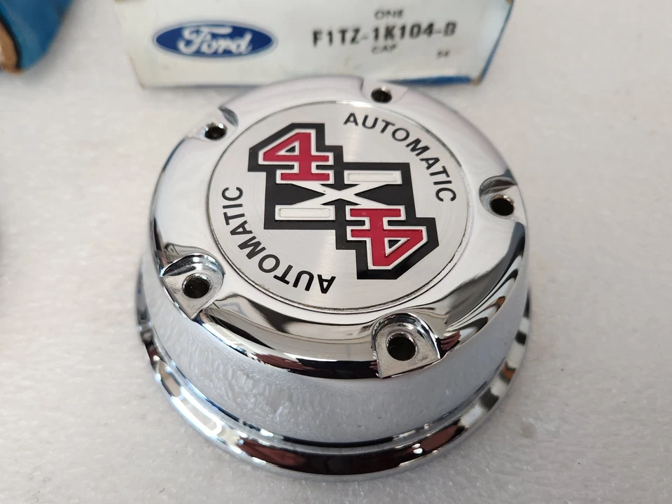 Nuevo Par de Tapacubos Centrales Bloqueo Automático Ford Bronco F150 91-94 4X4 F1TZ1K104B Foto 4 de 4