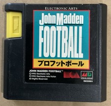 John Madden Football 1990 Sega Genesis Vintage Video Game *Cartridge Only*