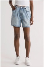 NWT -Blank NYC Adjustable Waist Baggy Denim Shorts Size 27