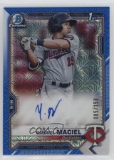 2021 Bowman Chrome Prospect HTA Choice Refractor 85/150 Gabriel Maciel Auto 1j91