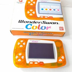 Bandai WonderSwan Color Console Crystal Orange WSC-001 Complete Tested Japan