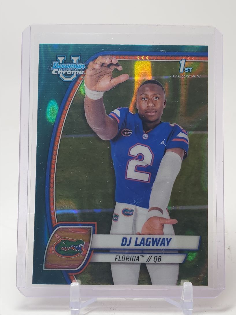 DJ LAGWAY 2024 BOWMAN CHROME U 1ST TEAL LAVA REFRACTOR #63 Q4324