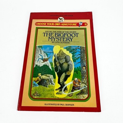 Bigfoot Mystery Lynn Sonberg Choose Your Own Adventure #11 Bantam-Skylark