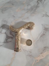 Solid Brass Designer Head Handle for Victorian Wooden Walking Stick   Gift Cane