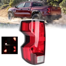 For Chevy Colorado 2023-2024 2025 Halogen Tail Light Rear Brake Lamp Driver Left