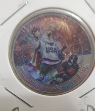 Kennedy Half Dollar Commerating USA Hockey Win Over Canada In Hockey Women Men
