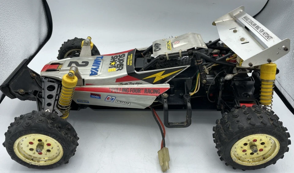 For parts TAMIYA SUPER SHOT 4WD chassis only with motor and speed controller - Image 3 of 4