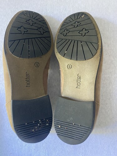 HOTTER Comfort Concept Nubuck REAL LEATHER Loafer Shoes SIZE UK 5. - Picture 7 of 7
