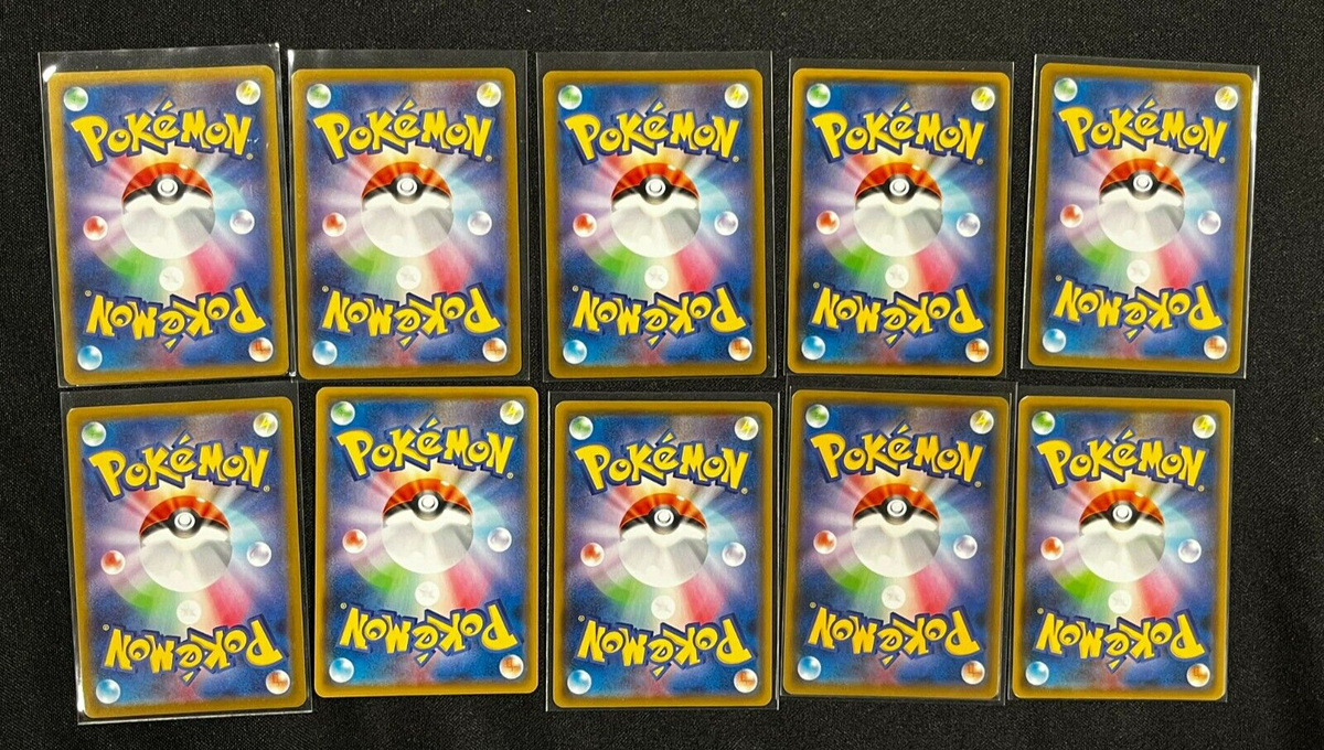 POKEMON TCG JAPANESE V CARD LOT (10) GRENINJA/ZERAORA/CINDERACE