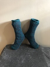 Homemade Knitted Slippers