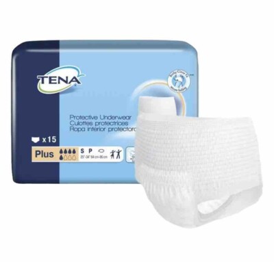 TENA Disposable Underwear XL-Large 15 Ct NIB