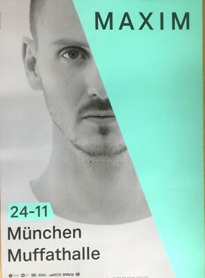 MAXIM 2016 MÜNCHEN - orig. Concert Poster -- Konzert Plakat - DIN A1 ...