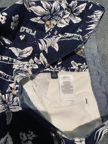 NWT- Polo Ralph Lauren Men's Newport Navy Hawaiian Bear Shorts - Size 32 - Picture 4 of 10
