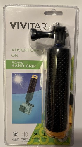 Vivitar Hand Grip Action Camera Camcorder Floating Mount Storage in Handle GoPro