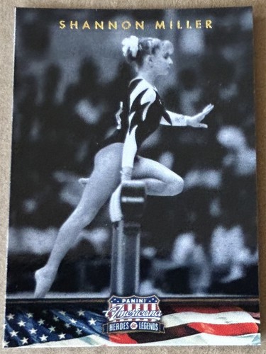 SHANNON MILLER 2012 PANINI AMERICANA HEROES & LEGENDS Card #115 NM-MT Condizione - Foto 1 di 2