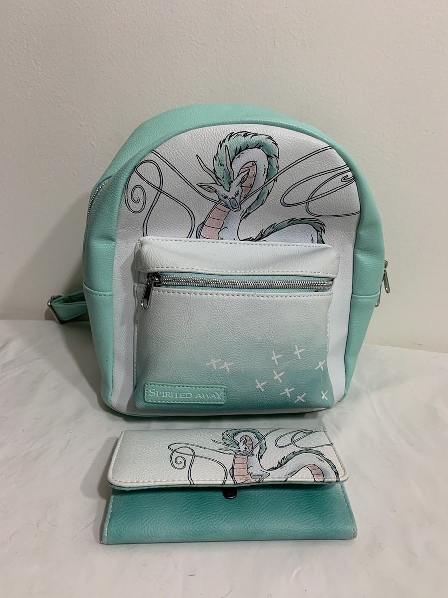 Loungefly Spirited Away Haku Mini Backpack With Wallet Pastel