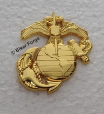 MARSOC Eagle Globe & Anchor Pin GOLD BADGE Emblem Marine Corps Raider EGA 0372